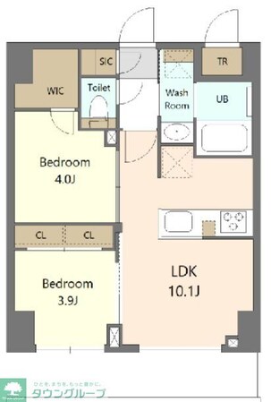 S-RESIDENCE浅草clarityの物件間取画像